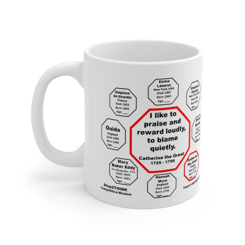 MW-9.4 - Catherine the Great Quote Ceramic Mug 11oz