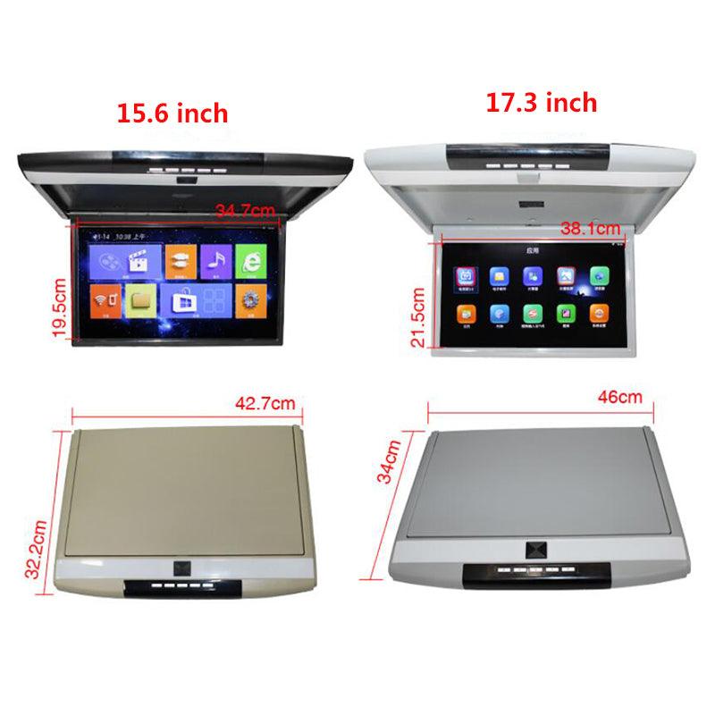 13.3/15.6/17.3 Inch MP5 Overhead Car Bus Roof Mounted Flip Down Monitor TV