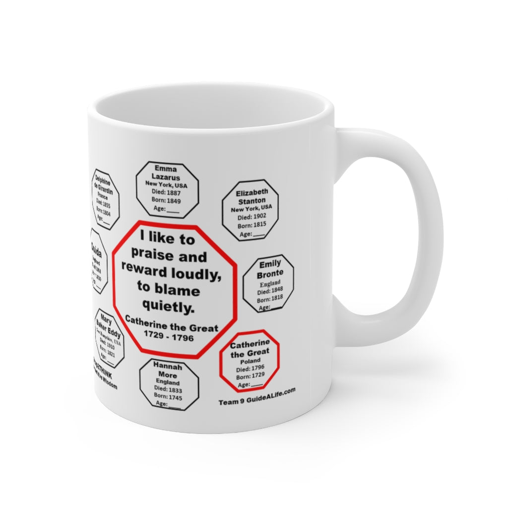 MW-9.4 - Catherine the Great Quote Ceramic Mug 11oz