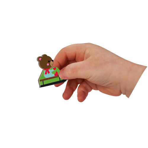 MAGNETIBOOK 4 SEASONS, 115 MAGNETS - Educational Magnetic Toy for Kids