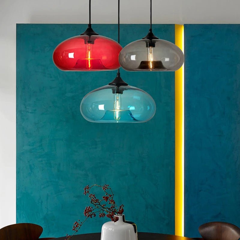 MIRODEMI® Modern Hanging Loft Glass Pendant Lamp for Restaurant, Bar, Kitchen