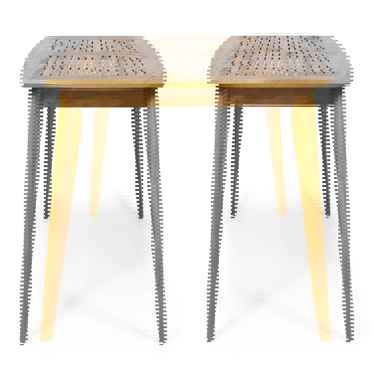 Cote Teak Finish Acacia Wood Outdoor Dining Table