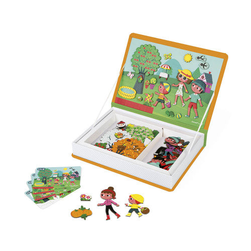MAGNETIBOOK 4 SEASONS, 115 MAGNETS - Educational Magnetic Toy for Kids
