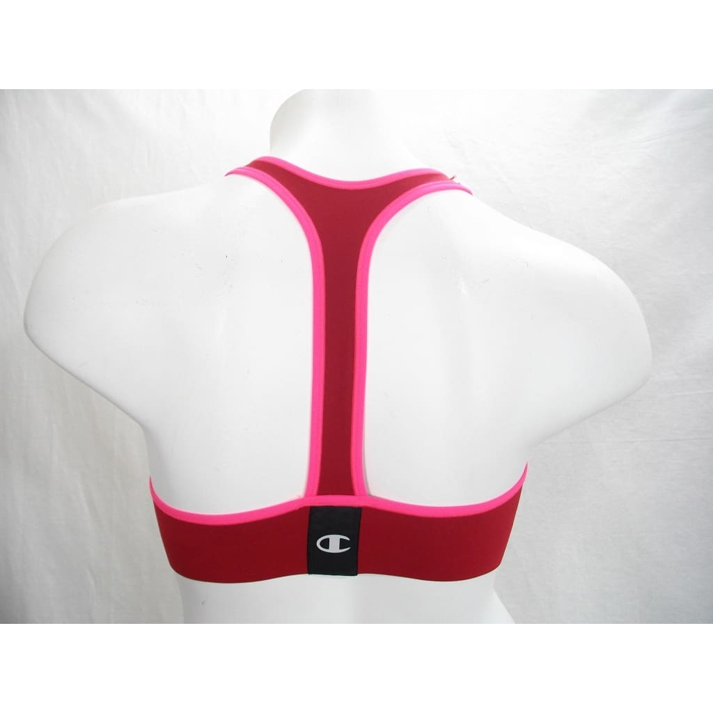 Champion B9504 Absolute Racerback Sports Bra with SmoothTec Band - Medium Red