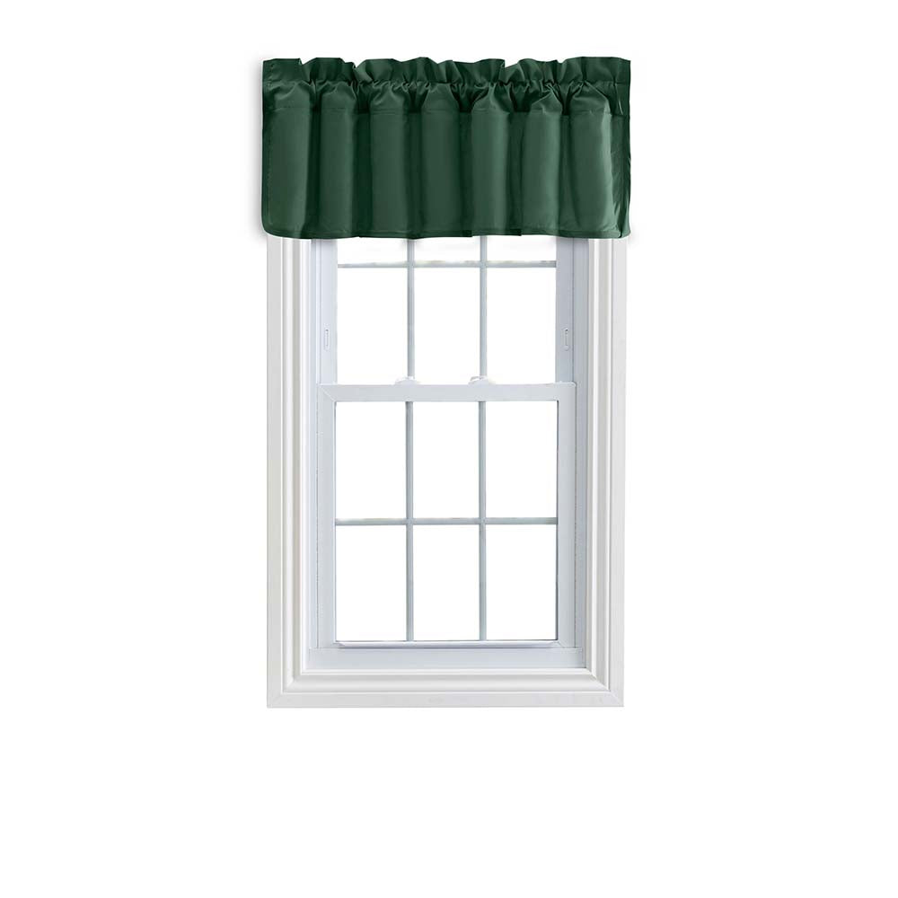Ellis Stacey 3Rod Pocket High Quality Fabric Solid Color Window Lined Swag Set Filler Valance 42x13 Harvest