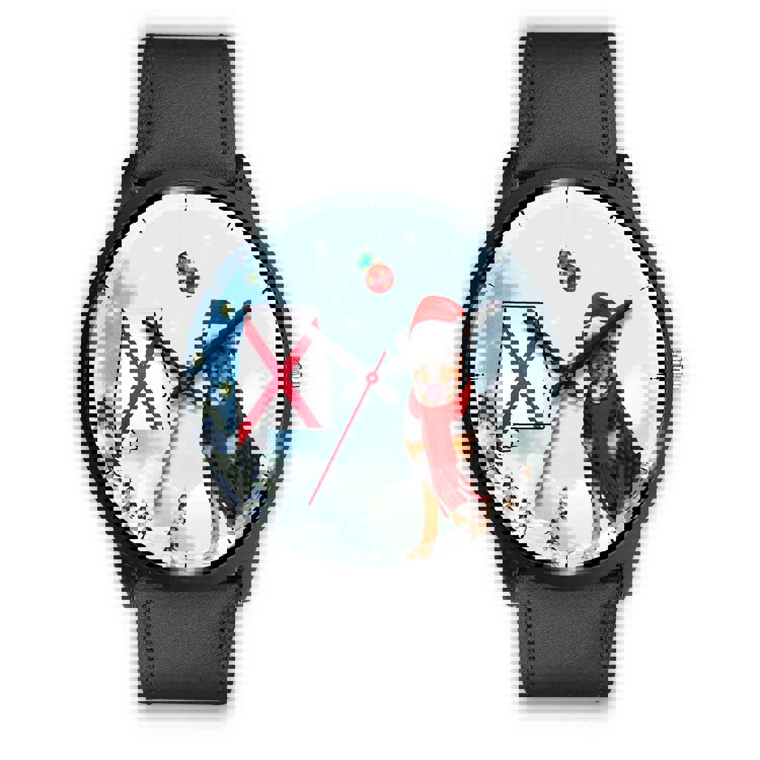 Rottweiler Dog Alabama Christmas Special Wrist Watch