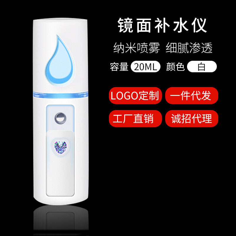 Cute Nano USB Mist Spray Sanitizer Mini Hydrating Water Facial Steamer