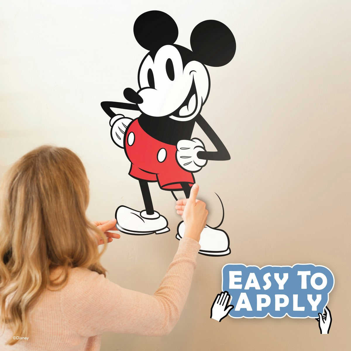 Classic Mickey Mouse Interactive Wall Decal with Augmented Reality