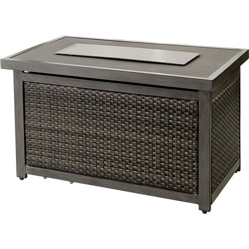 Hanover - Sedona Rectangle KD Gas Slat Top Fire Pit - Gas Fire Pit - SEDFP-REC