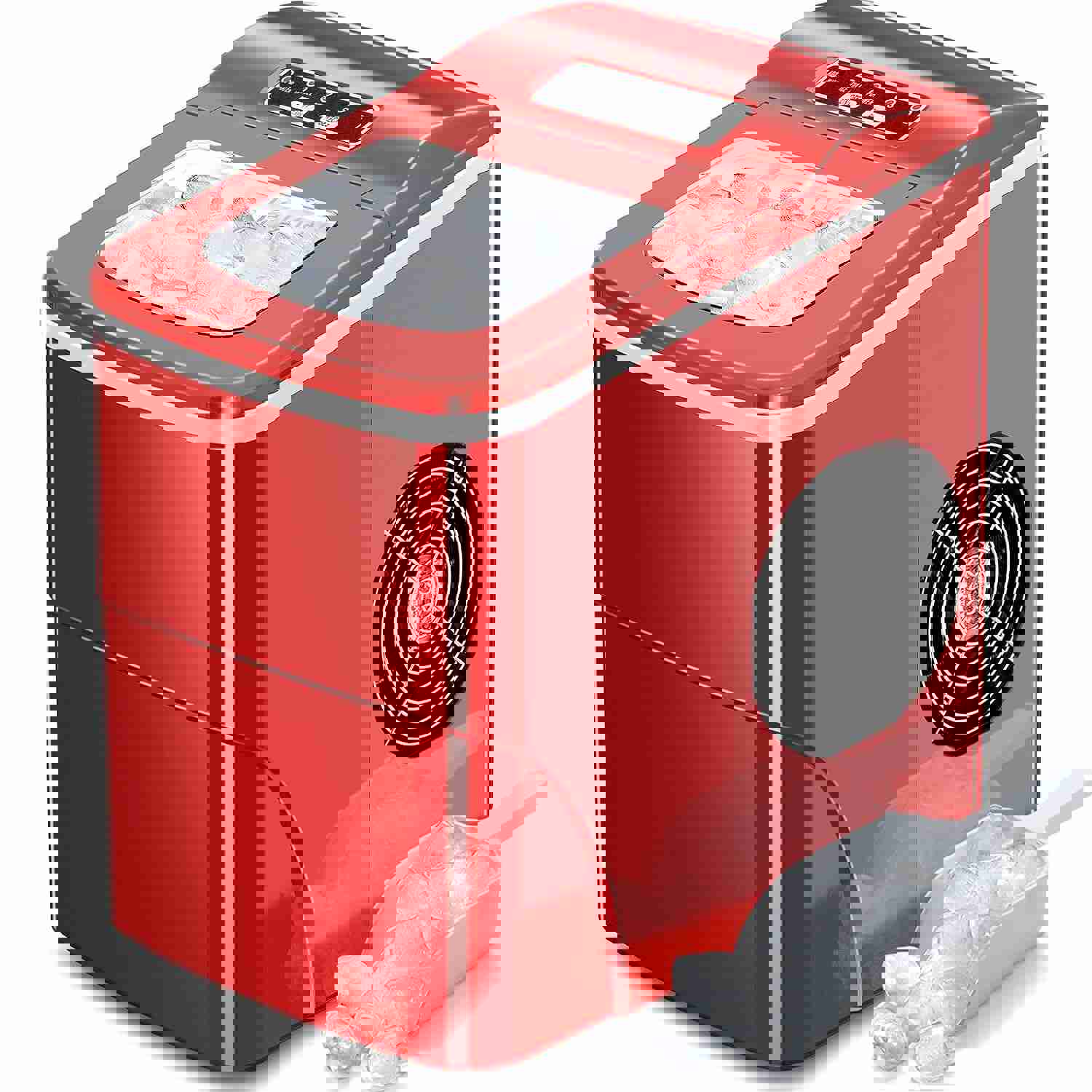 Compact Automatic Counter Top Ice Maker Machine - 9 Cubes in 6-8 Minutes