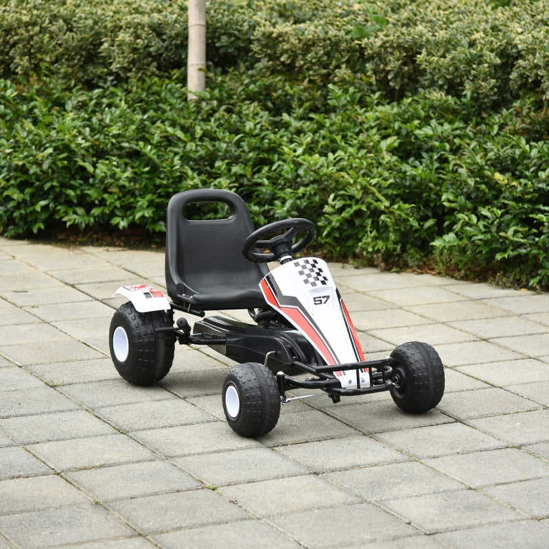Outdoor Children's Pedal Kart Ride-On Toy with Adjustable Gears & Comfort Seat