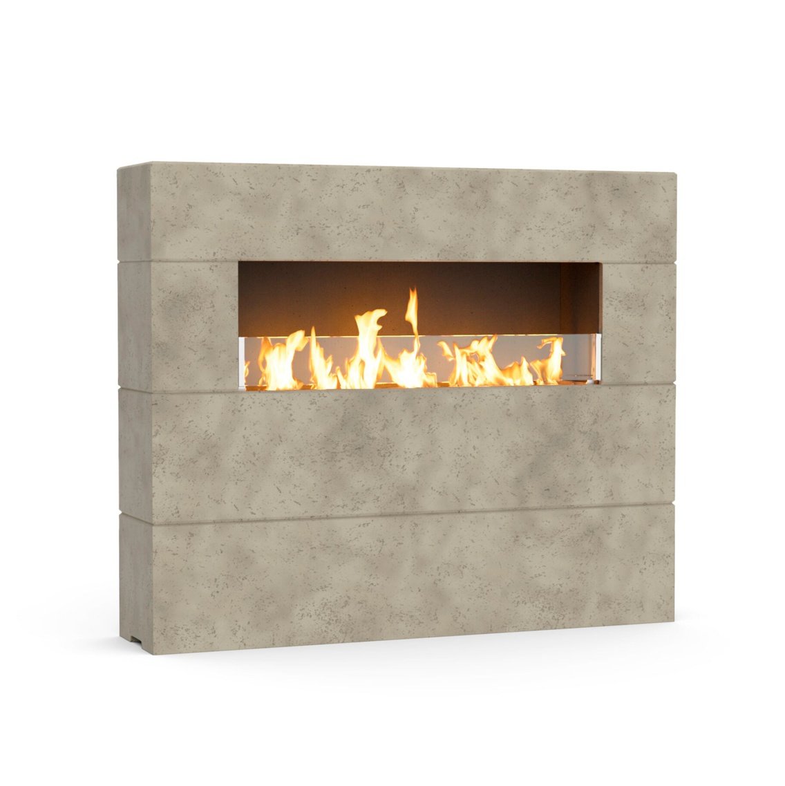 American Fyre Designs Milan Tall Linear Outdoor Gas Fireplace