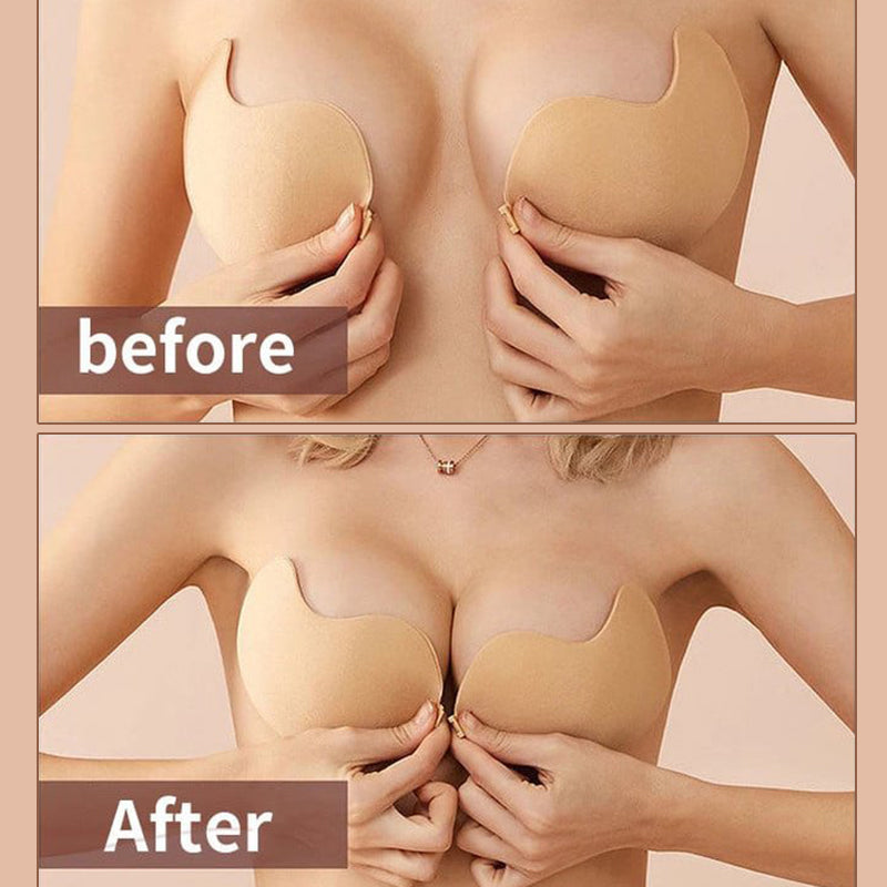 Bettybra® Sticky Invisible Backless Strapless Push Up Bras - Buy 1 Get 2 - Black