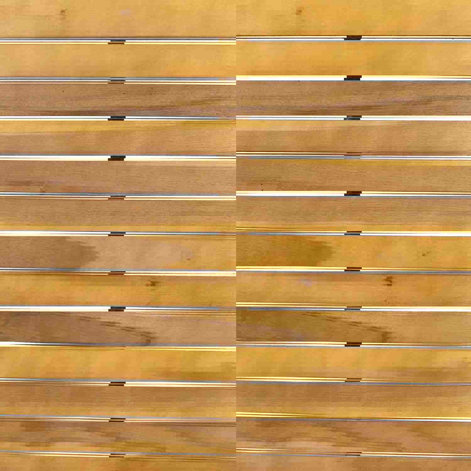 Cote Teak Finish Acacia Wood Outdoor Dining Table