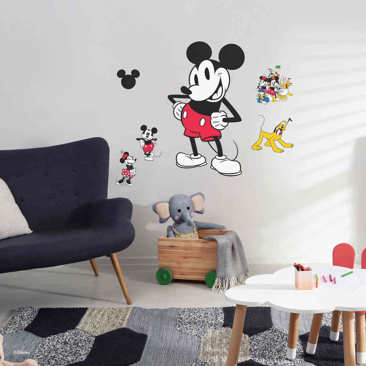 Classic Mickey Mouse Interactive Wall Decal with Augmented Reality