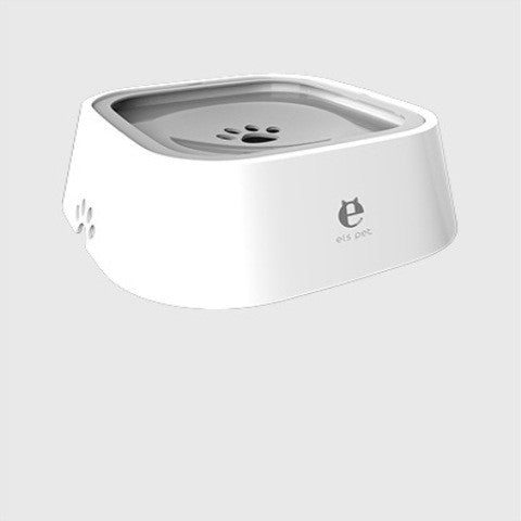 1.5L Floating Pet Water Bowl - Anti-Overflow Slow Feeder for Cats & Dogs