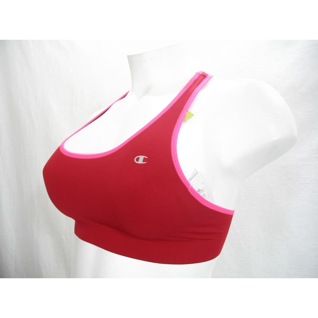 Champion B9504 Absolute Racerback Sports Bra with SmoothTec Band - Medium Red