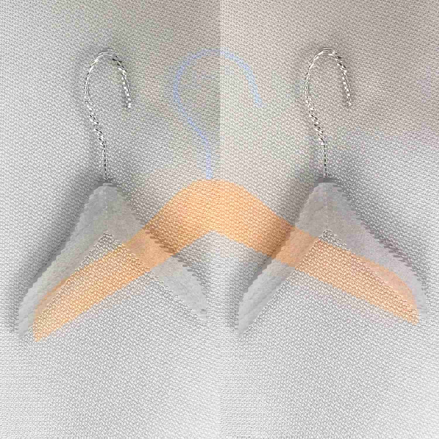 DOLL Clothing Hanger - 6" Wood Hanger for Baby Doll Clothes