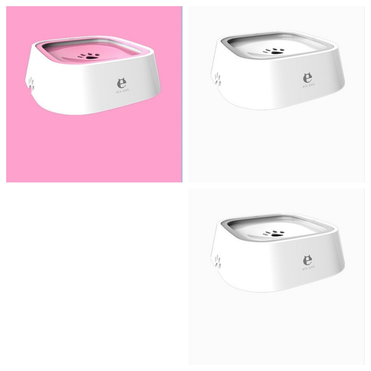 1.5L Floating Pet Water Bowl - Anti-Overflow Slow Feeder for Cats & Dogs