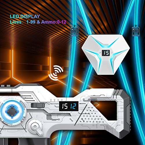 Rechargeable Laser Tag Guns for Kids, Teens & Adults - Outdoor Family Game Toy