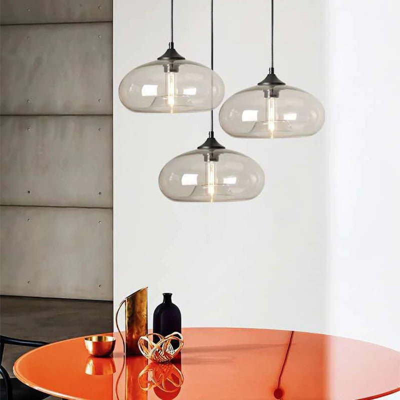 MIRODEMI® Modern Hanging Loft Glass Pendant Lamp for Restaurant, Bar, Kitchen