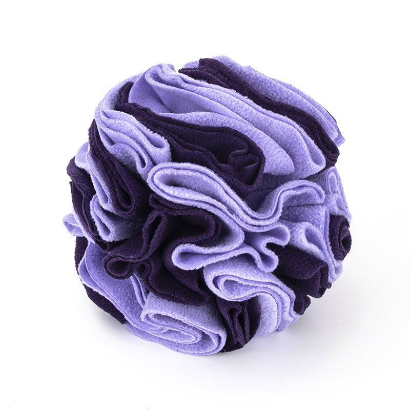 Dog Sniffing Training Blanket Snuffle Ball Mat with Detachable Pads - Puzzle Toy for Dogs and Cats