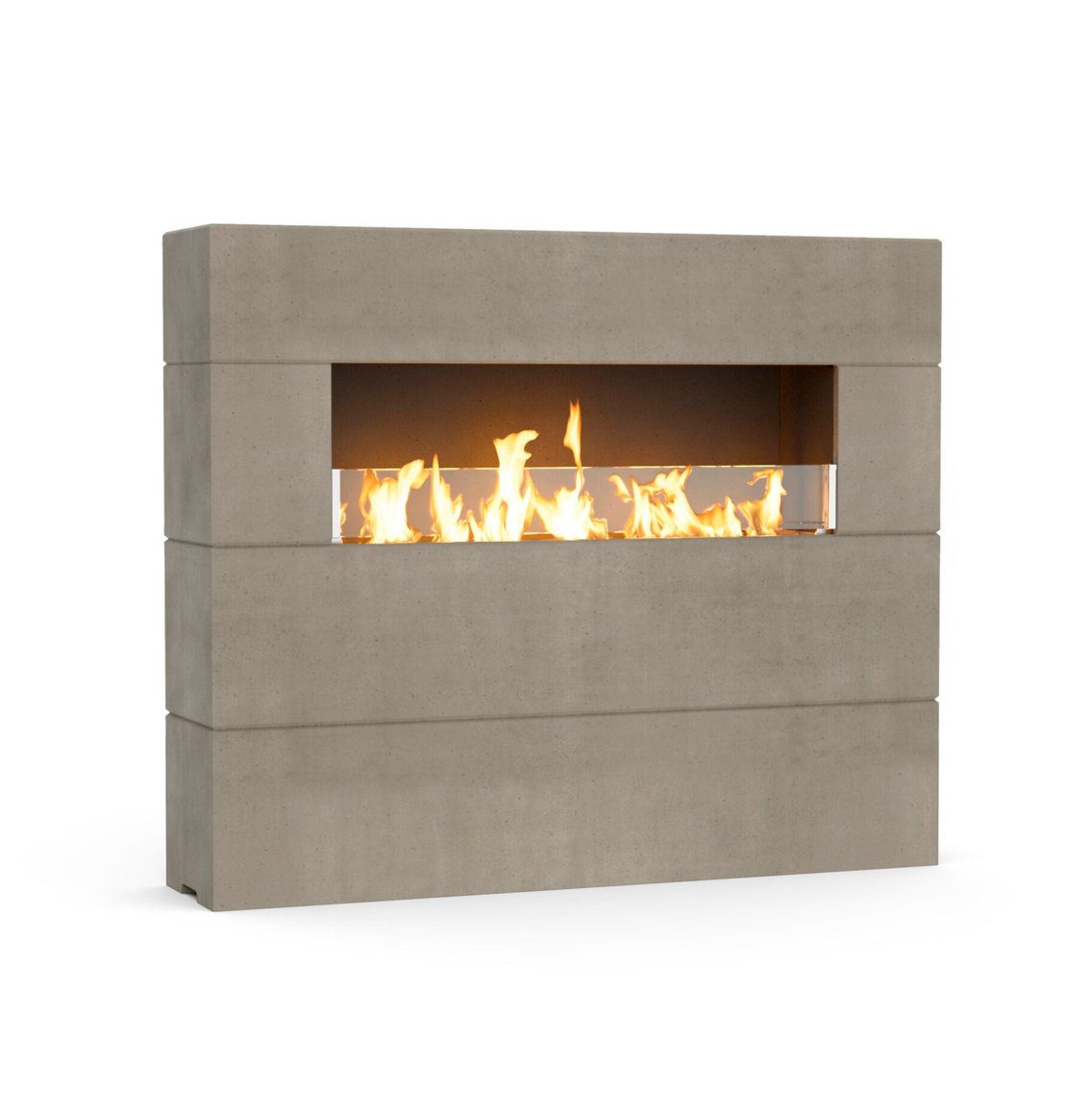 American Fyre Designs Milan Tall Linear Outdoor Gas Fireplace