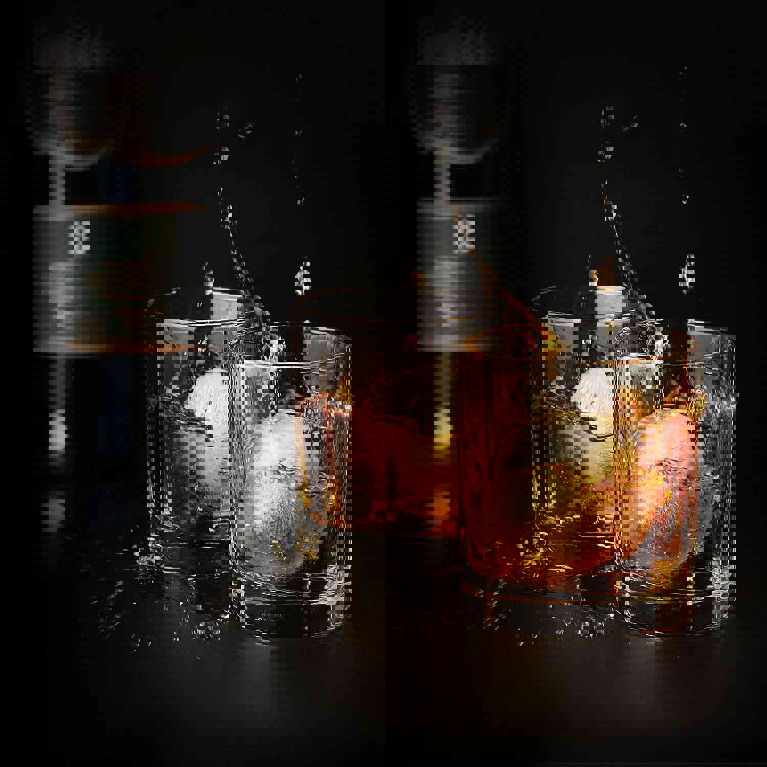 Deiss ART Ice Ball Maker Mold & Collapsible Funnel — 6 Perfect 1.8 Inch Ice Spheres in Flexible Silicone Tray