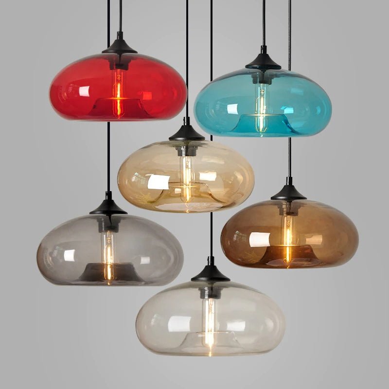 MIRODEMI® Modern Hanging Loft Glass Pendant Lamp for Restaurant, Bar, Kitchen