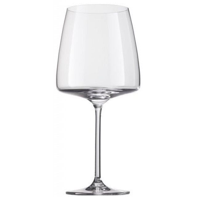 SENSA Burgundy Red Wine Glass Set of 6 - Tritan Crystal, Dishwasher Safe