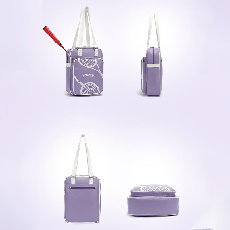 Stylish Badminton Bag for Women - Large Capacity Racket Bag with Multiple Pockets