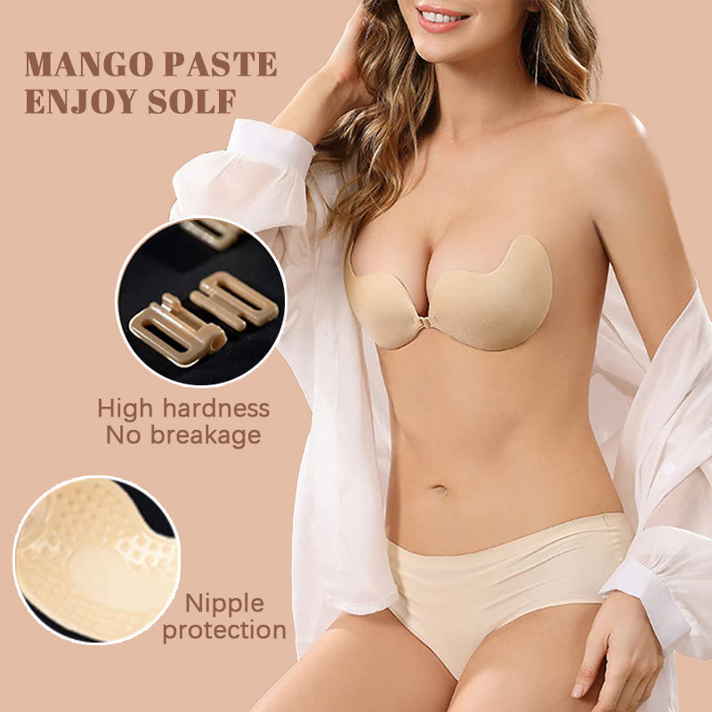 Bettybra® Sticky Invisible Backless Strapless Push Up Bras - Buy 1 Get 2 - Black