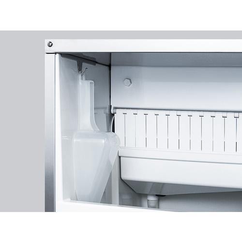 Summit 15 Inch Commercial Ice Maker with Built-In Pump and Weatherproof Design
