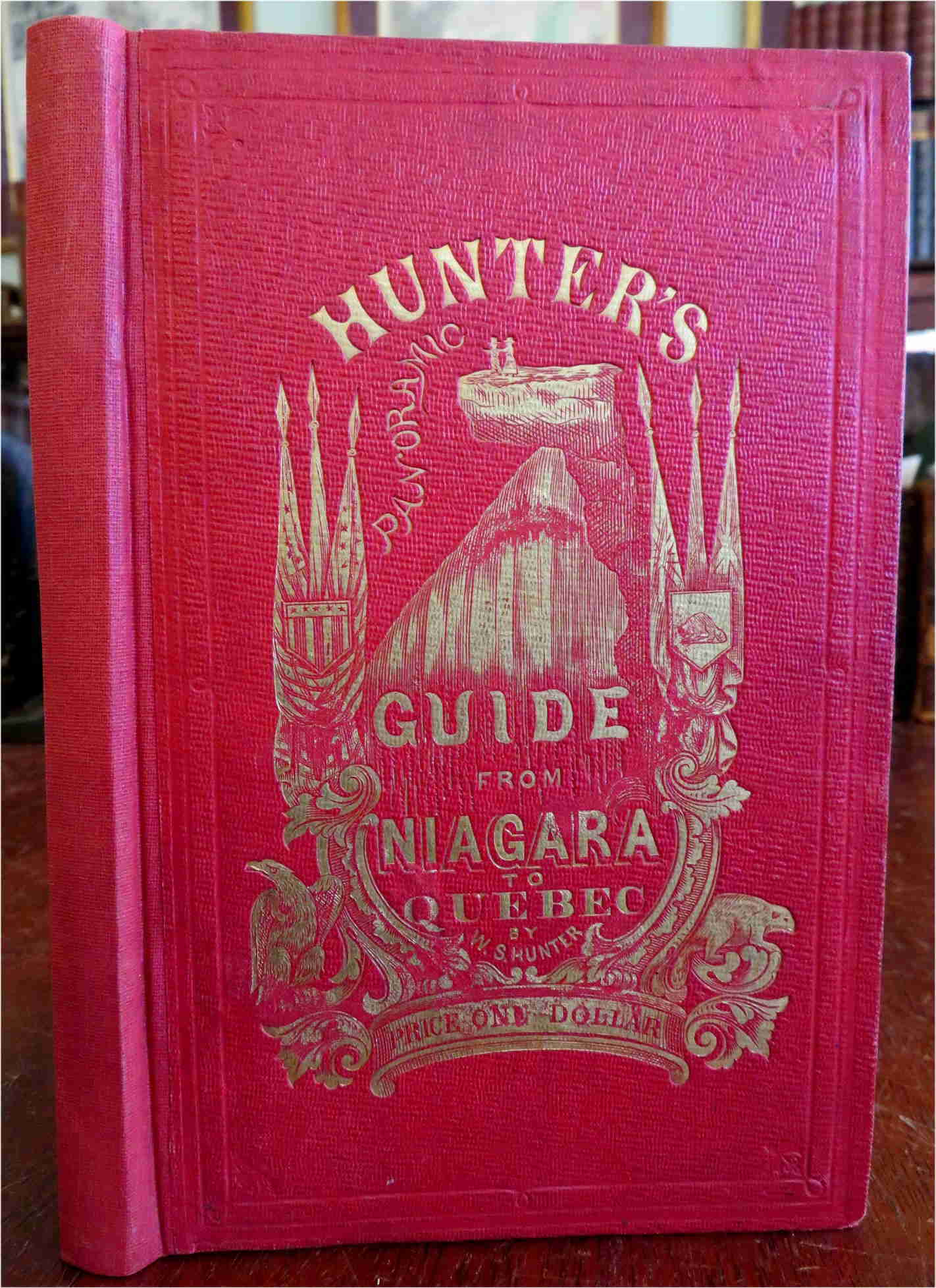 Hunters Panoramic Guide from Niagara Falls to Quebec 1857 Illustrated Book