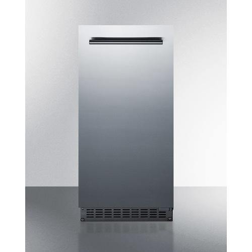 Summit 15 Inch Commercial Ice Maker with Built-In Pump and Weatherproof Design