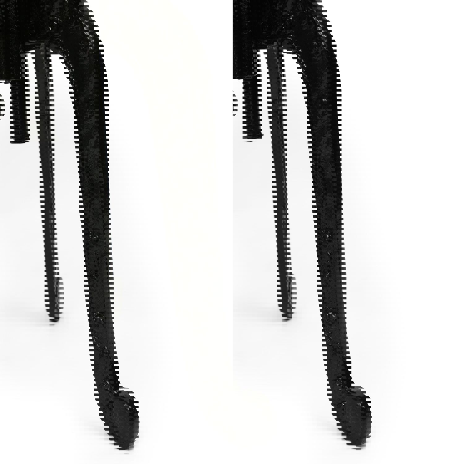 Handcrafted Mango Wood Adjustable Height Bistro Table for Outdoor Use