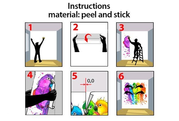 Abstract Peel and Stick Wall Mural - Removable Wallpaper for Home Decor