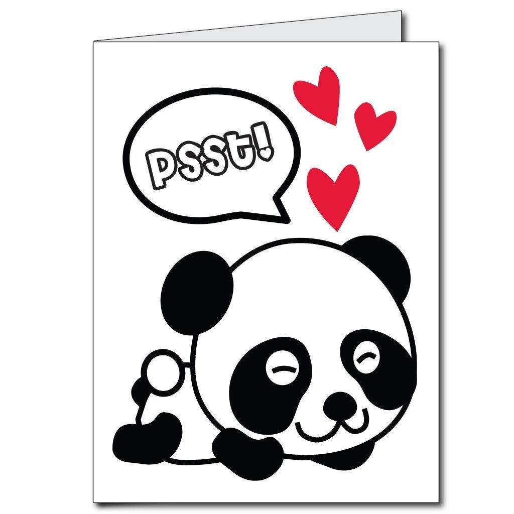 2x3 Giant PANDAmonium Promposal Greeting Card