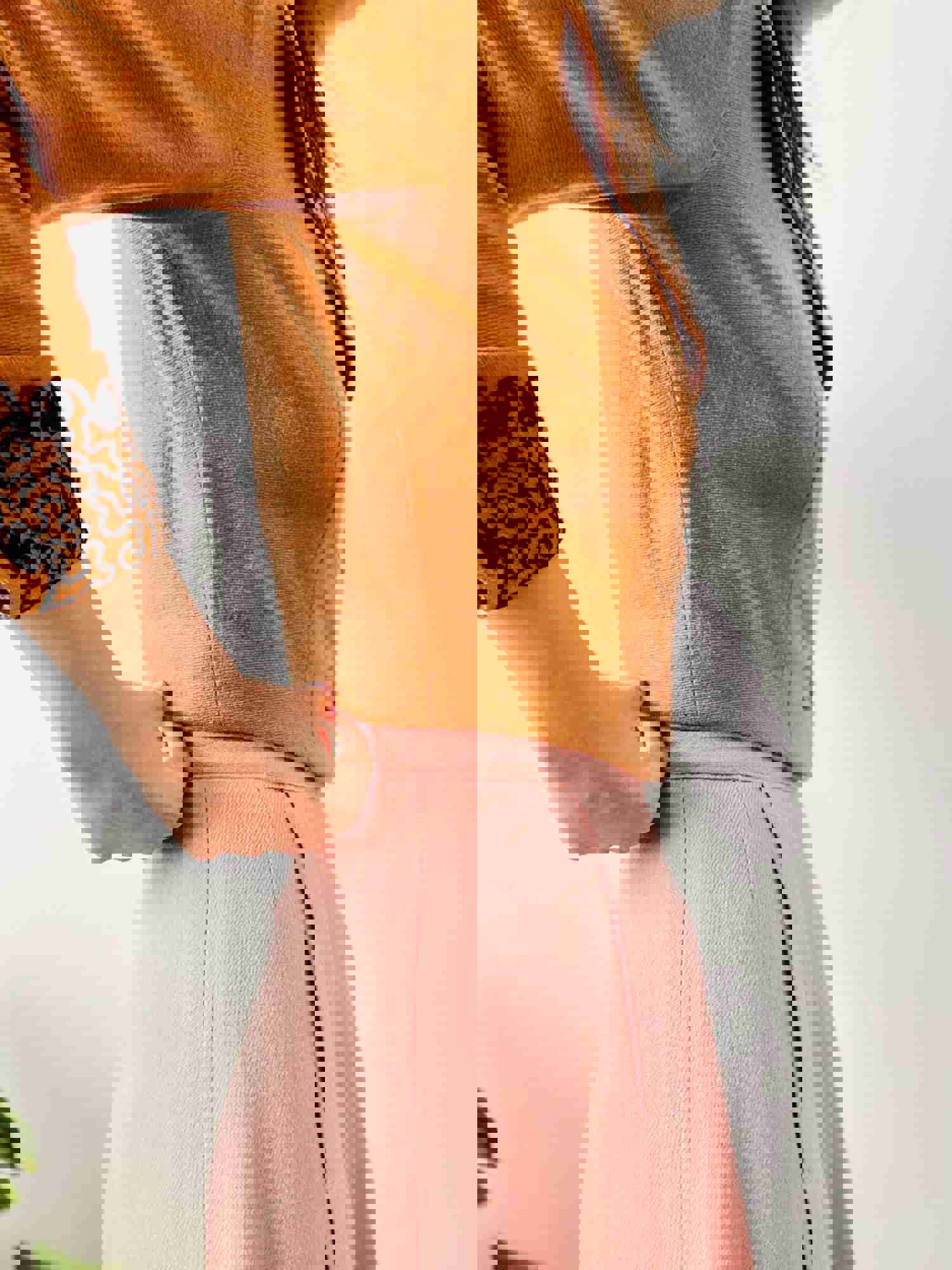 Vintage 1930s Apricot Color Jacket with Black Soutache