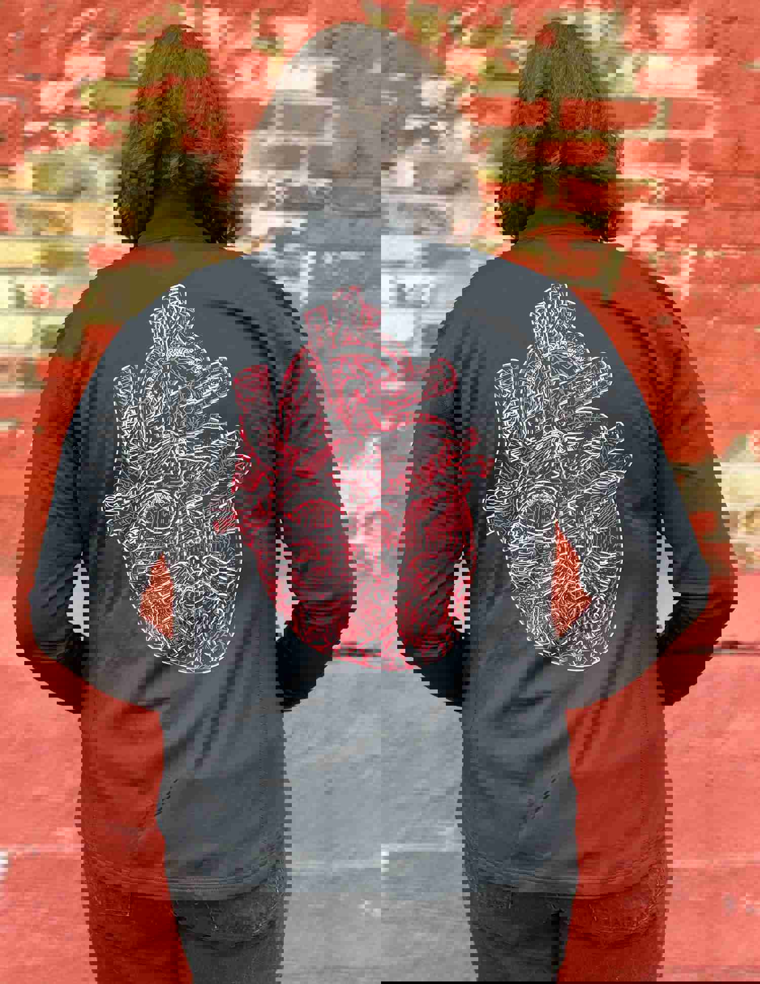 Heart of Healthcare - Women's Track Jacket with EKG Design