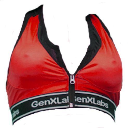 GenXLabs Sports Zipped Front Bra for Women