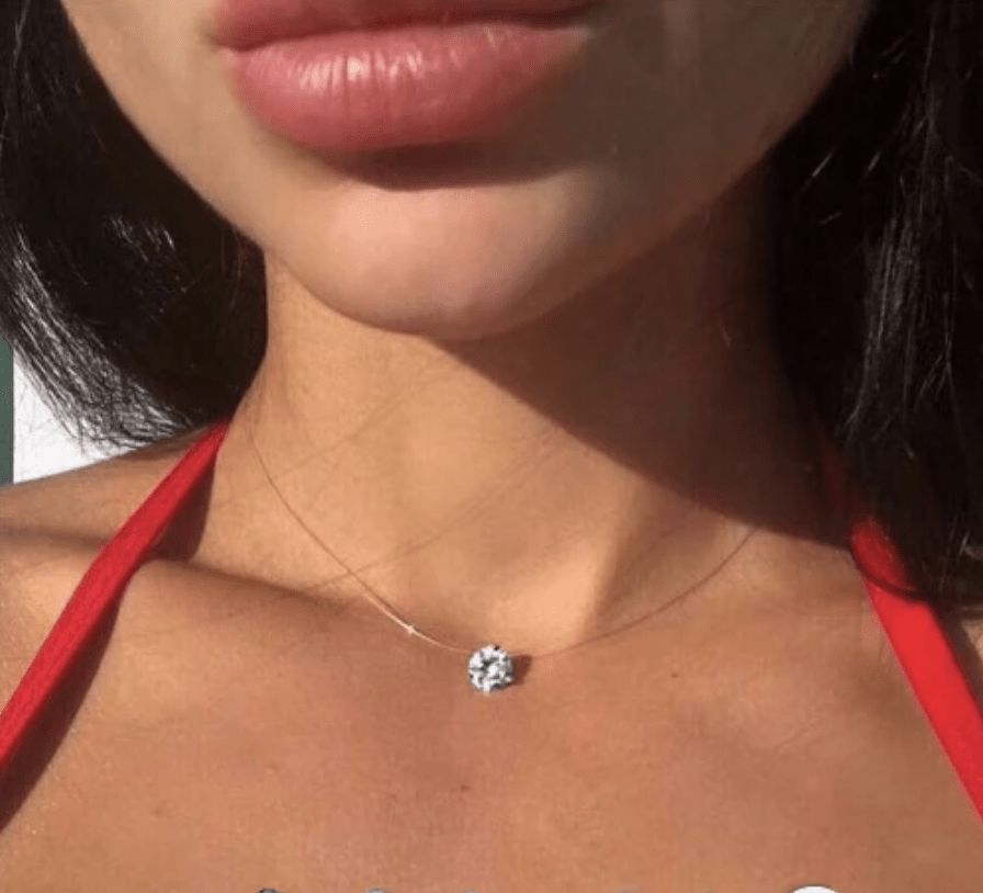 The Selena Round Necklace - 925 Sterling Silver with CZ