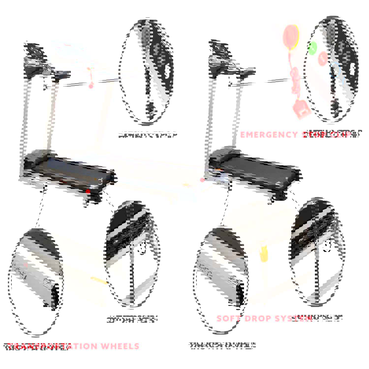 Sunny Health & Fitness Energy Flex Motorized Treadmill