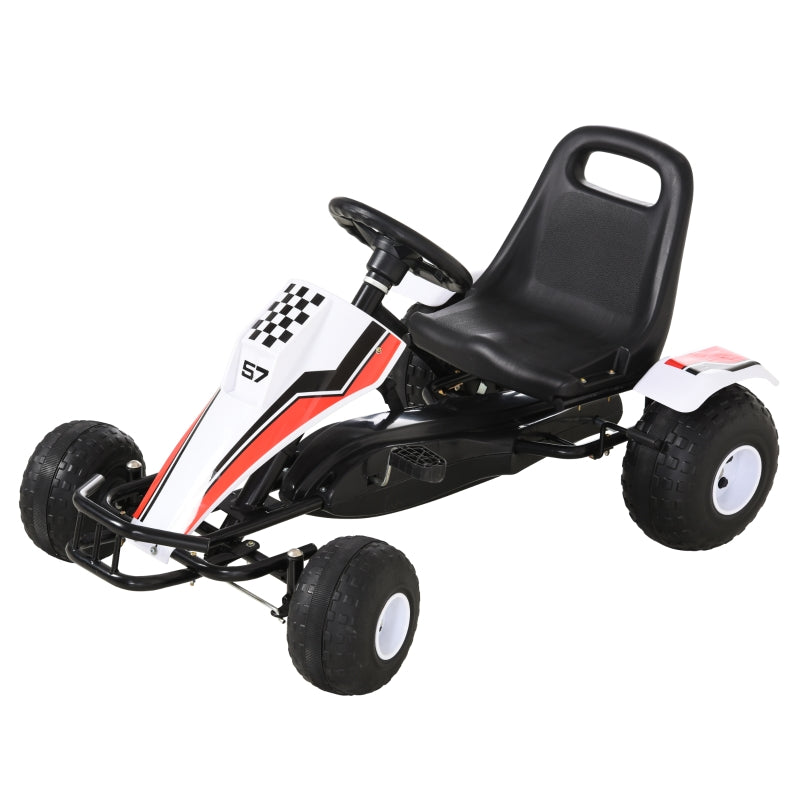 Outdoor Children's Pedal Kart Ride-On Toy with Adjustable Gears & Comfort Seat