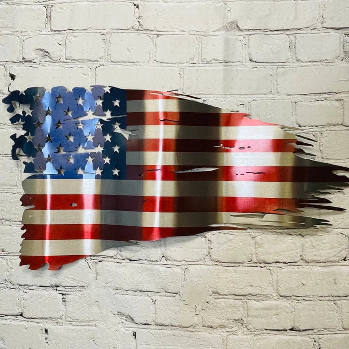 Metal Art of Wisconsin Outdoor Aluminum Old Glory