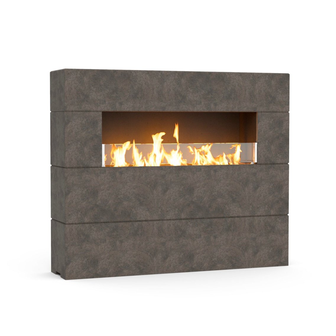 American Fyre Designs Milan Tall Linear Outdoor Gas Fireplace