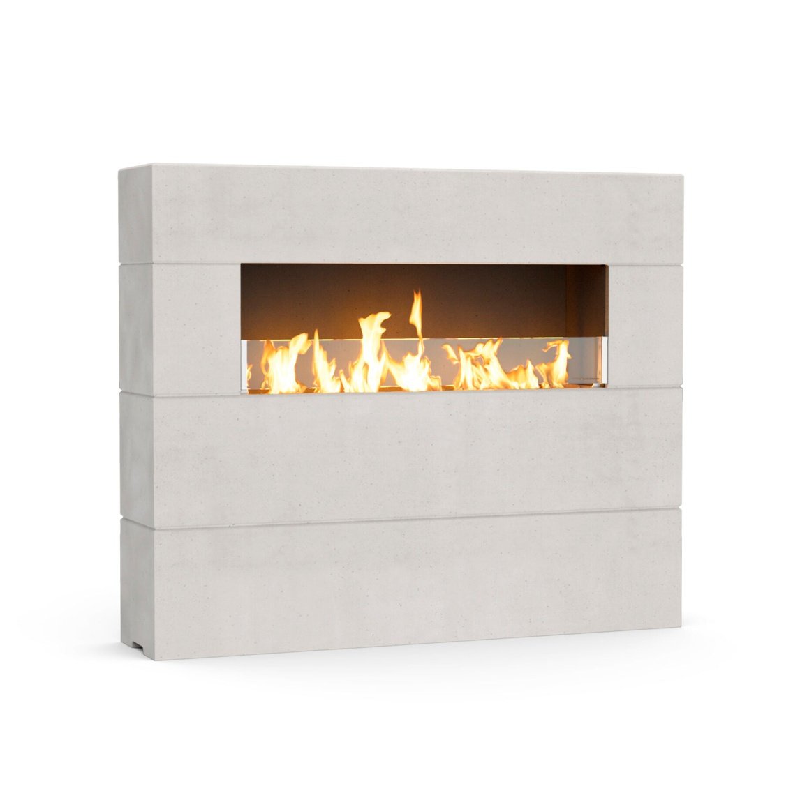 American Fyre Designs Milan Tall Linear Outdoor Gas Fireplace