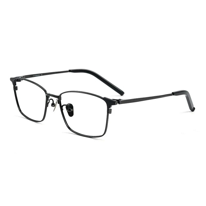 Trend Retro Pure Titanium Unisex Polygon Fashion Luxury Glasses Frame