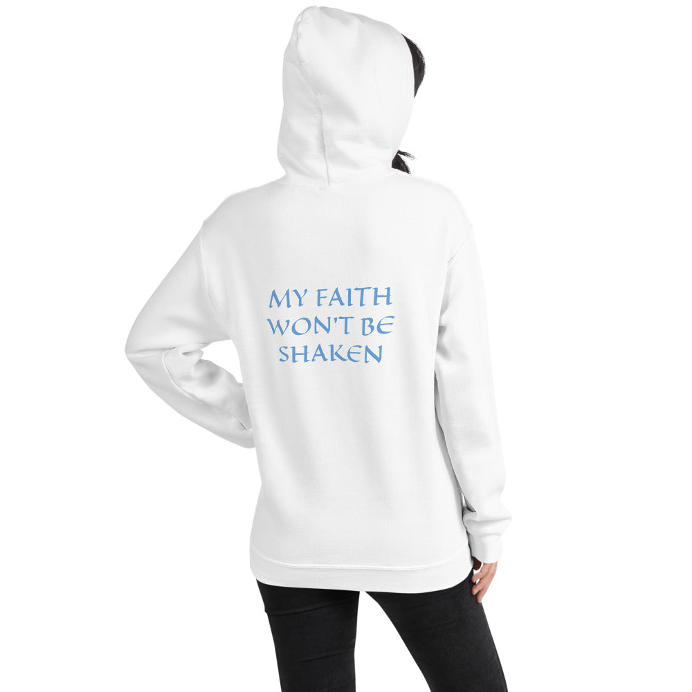 Womens Hoodie - MY FAITH WONT BE SHAKEN