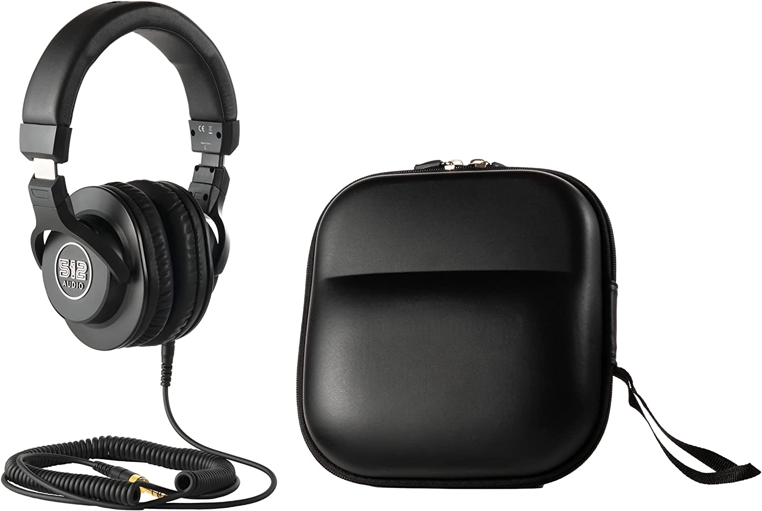 512 Audio Academy Over-Ear Studio Monitor Headphones for Professional Recording and Broadcasting